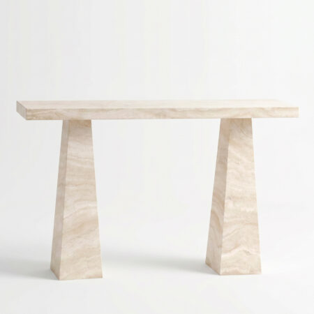Travertine Console