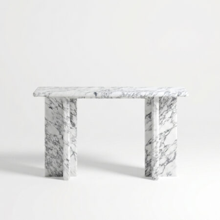 White Marble Console