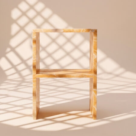 Double Level Onyx Table
