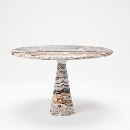 Round White Marble Dining Table