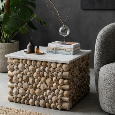 Melrose Square Side Table 55x55cm