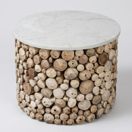 Melrose Round Side Table 55cm d x 45cmh
