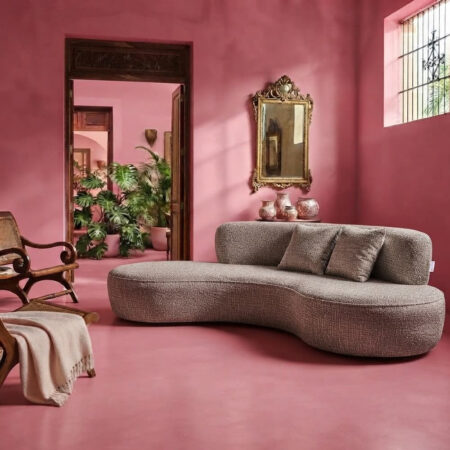 Sofá Taupe con textura